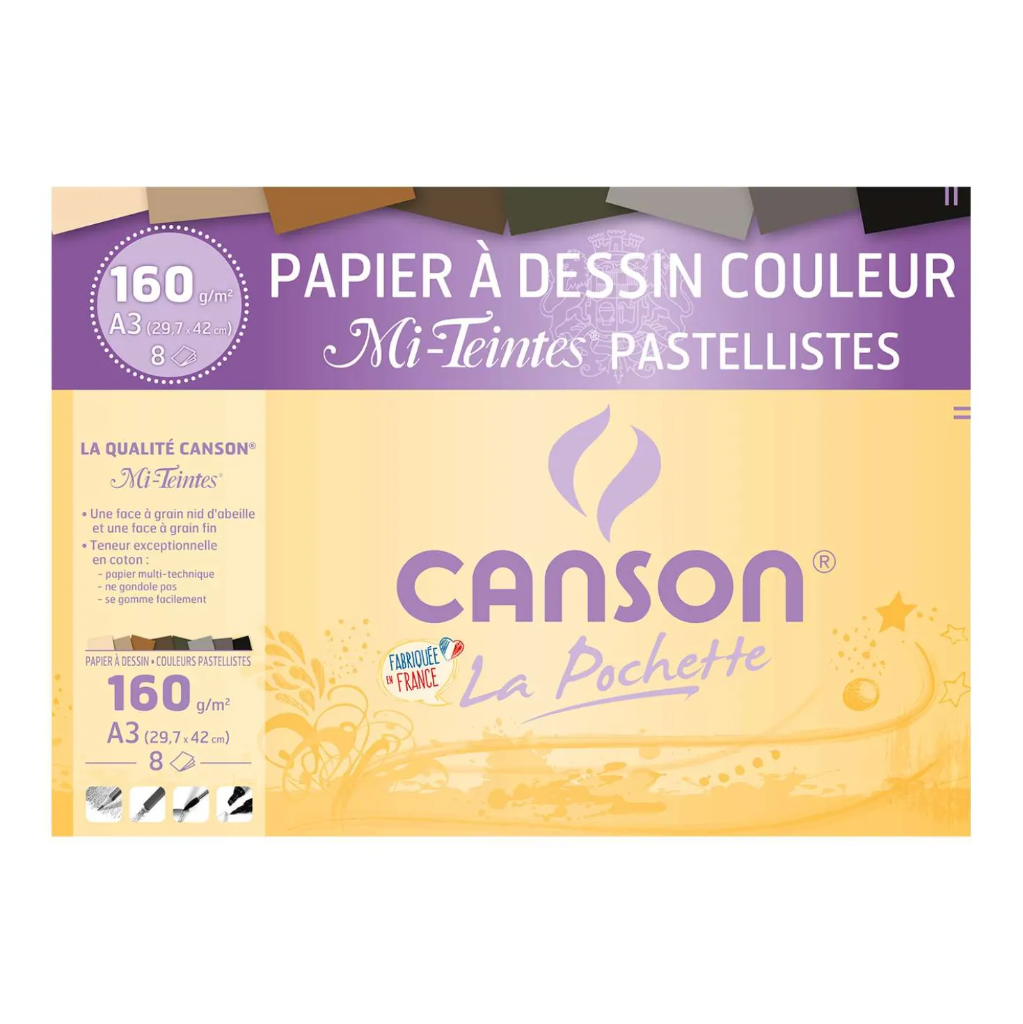 CANSON® Papier Mi-Teintes® A3