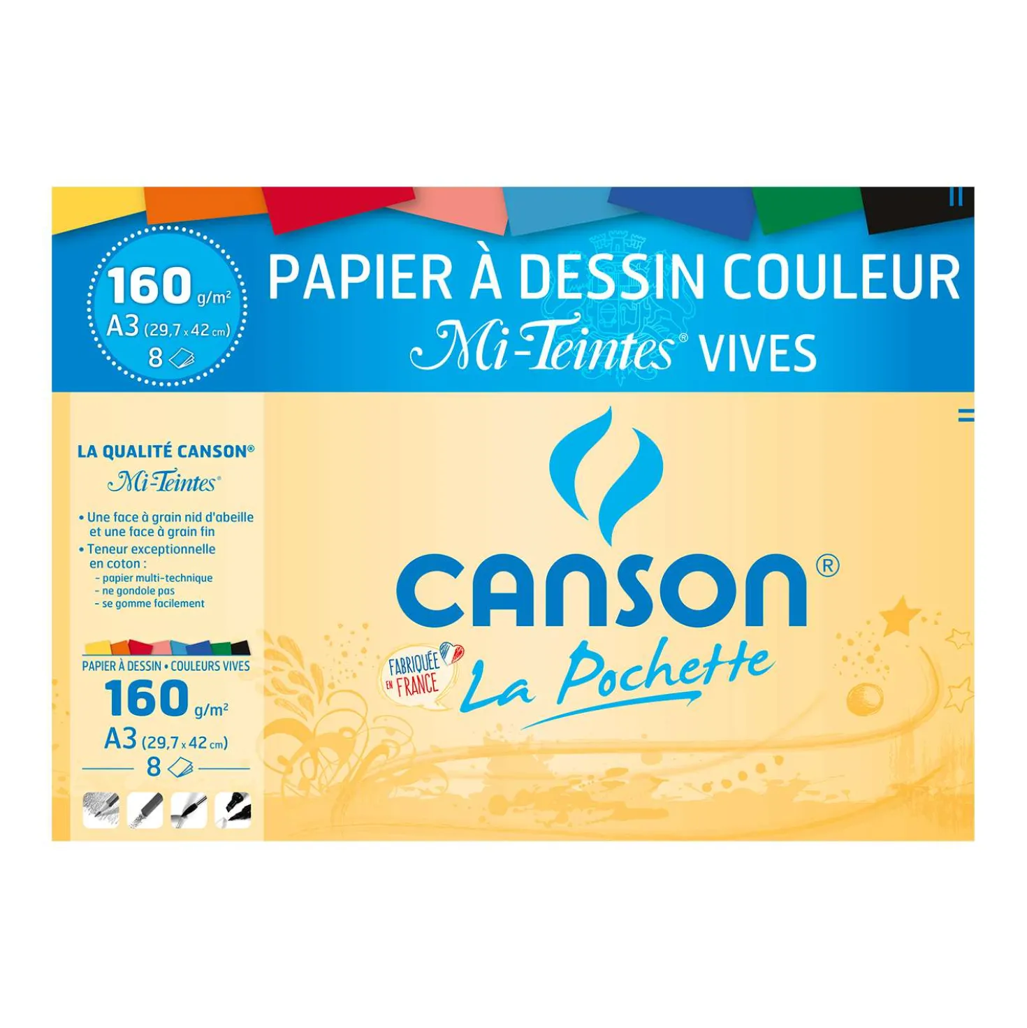 CANSON® Papier Mi-Teintes® A3