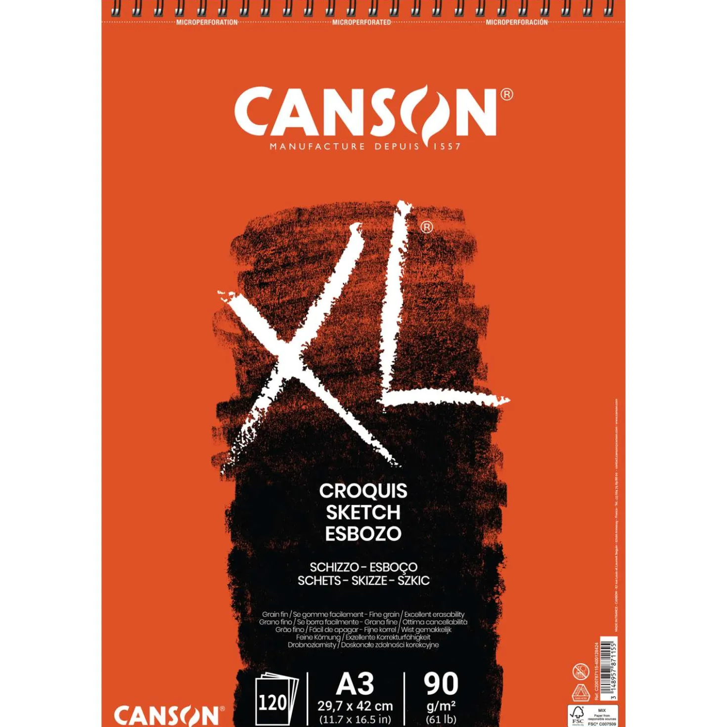 CANSON® XL® Skizzen- und Studienblock