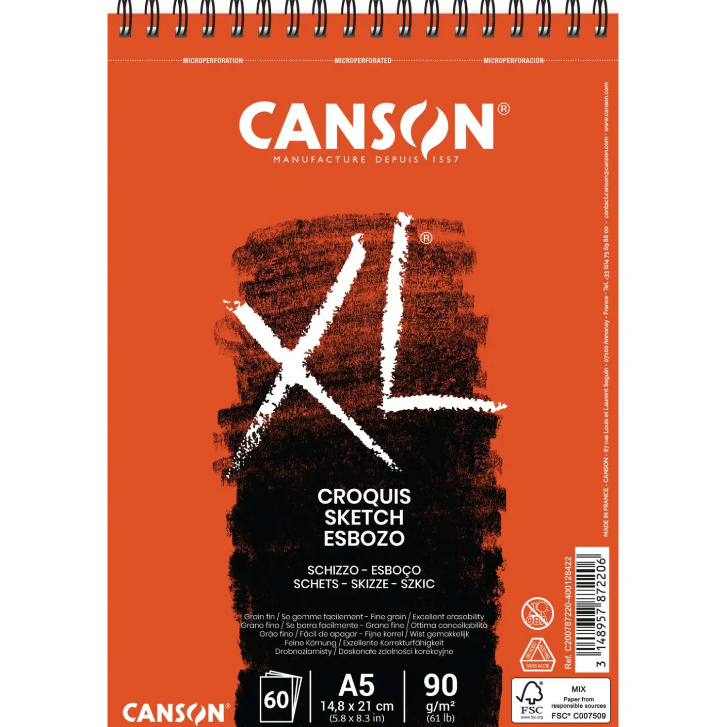 CANSON® XL® Skizzen- und Studienblock