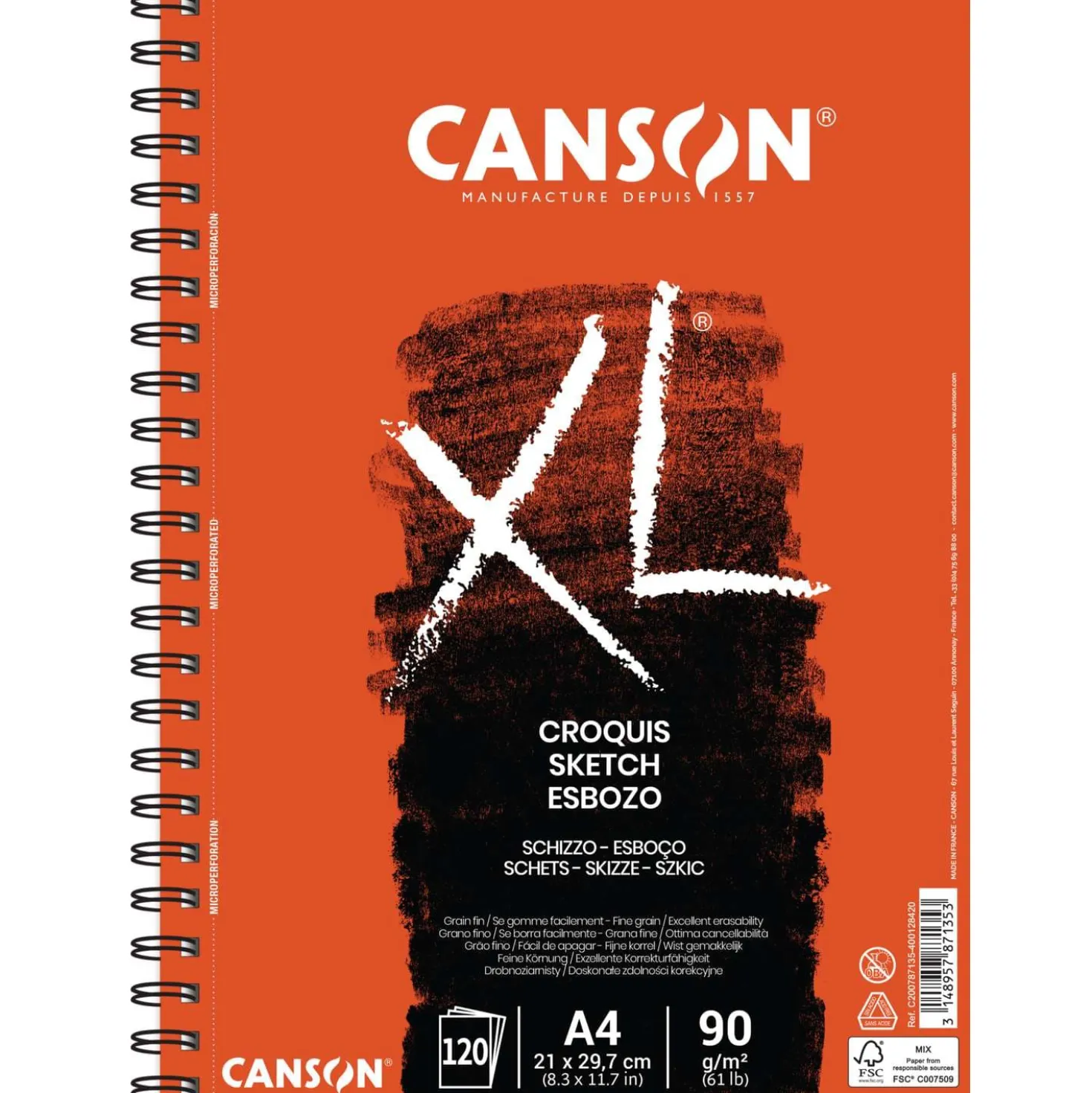 CANSON® XL® Skizzen- und Studienblock
