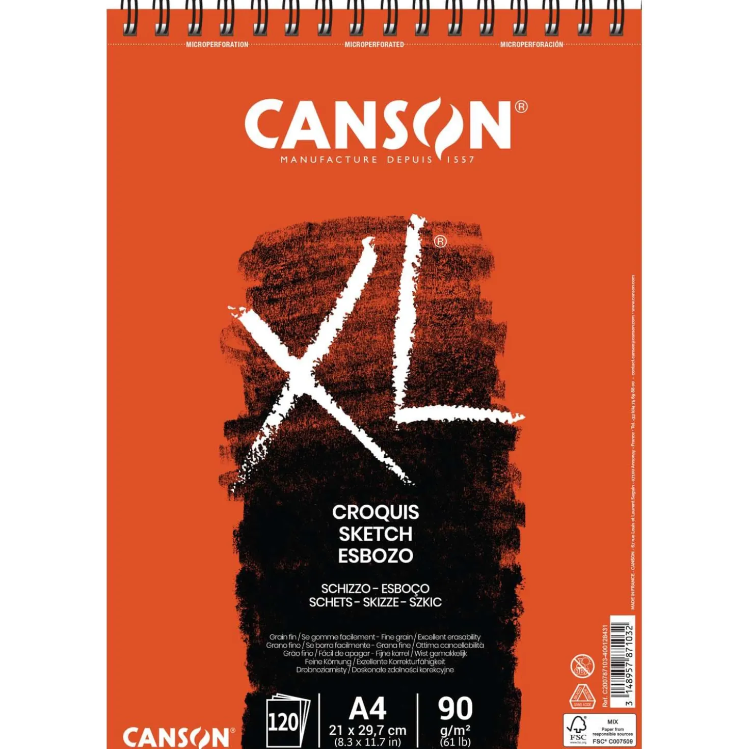 CANSON® XL® Skizzen- und Studienblock