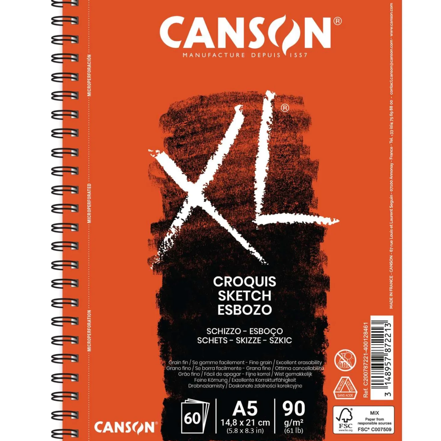 CANSON® XL® Skizzen- und Studienblock