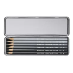 CARAN D'ACHE® GRAPHITE LINE, 6er-Set GRAFWOOD Stifte