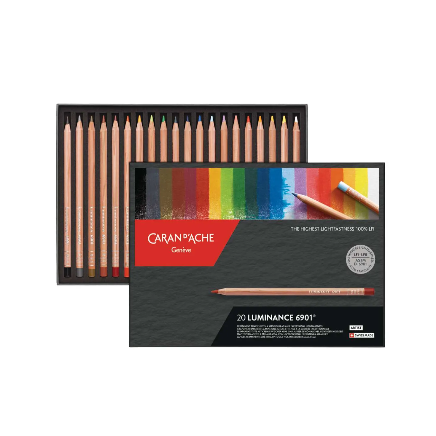 CARAN D'ACHE® LUMINANCE 6901® Künstler-Farbstifte, Sets