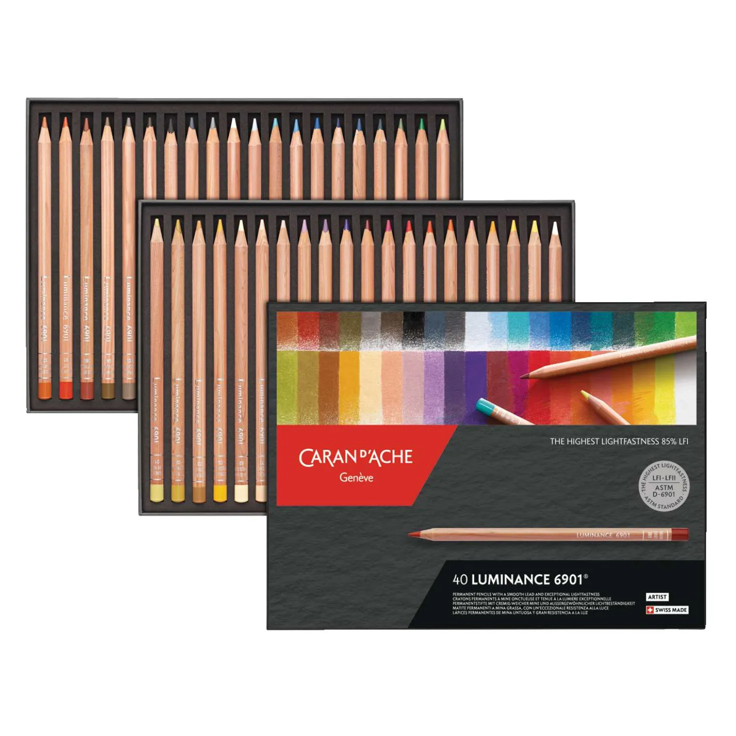 CARAN D'ACHE® LUMINANCE 6901® Künstler-Farbstifte, Sets