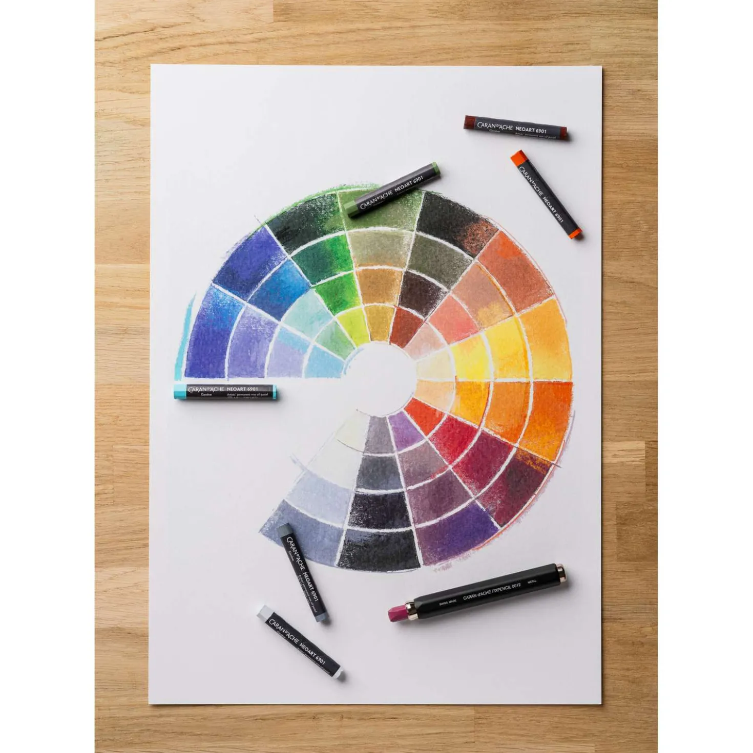 CARAN d'ACHE® NEOART™ 6901 wasserfeste Wachs- und Ölpastellkreiden