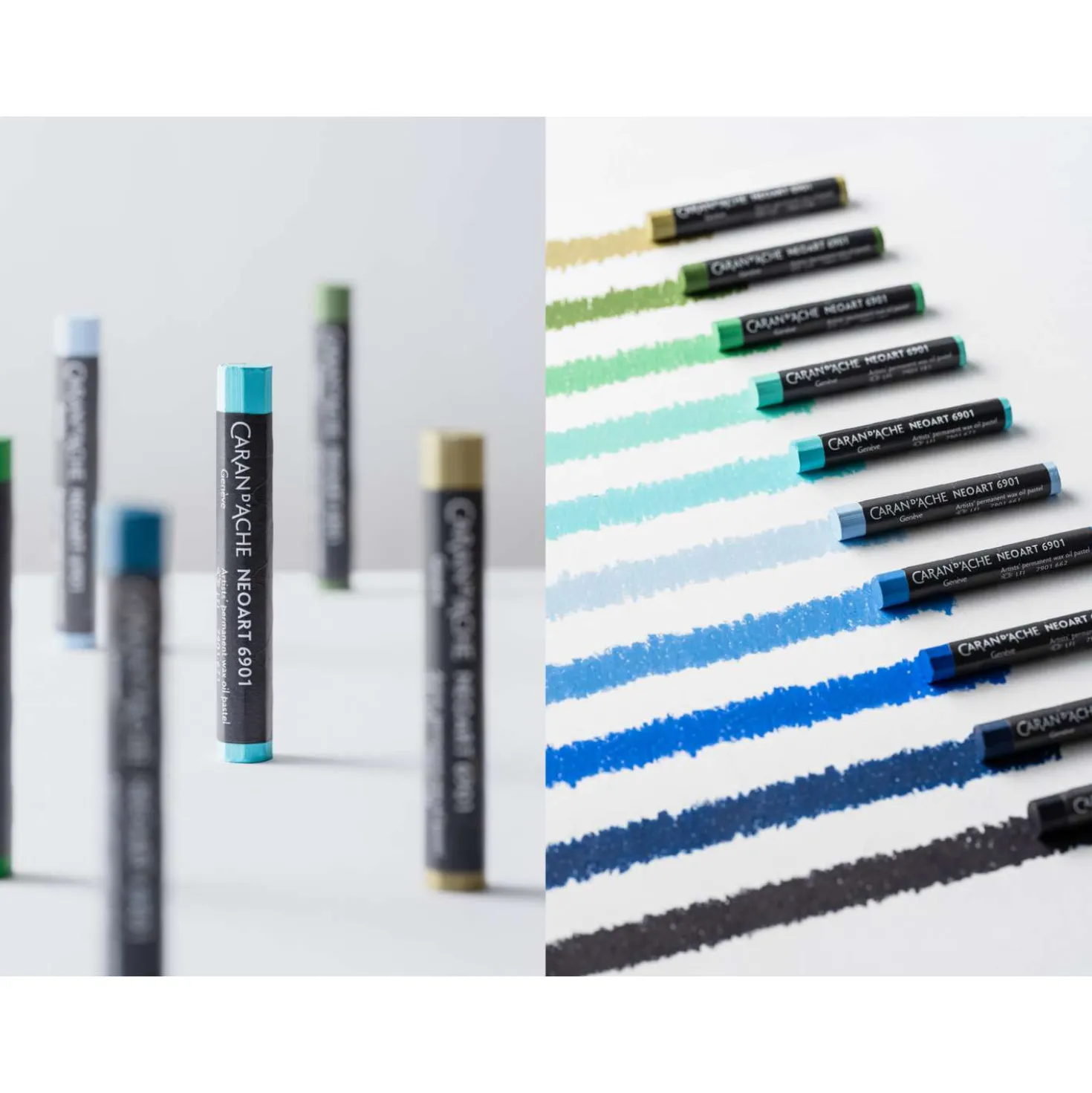 CARAN d'ACHE® NEOART™ 6901 wasserfeste Wachs- und Ölpastellkreiden