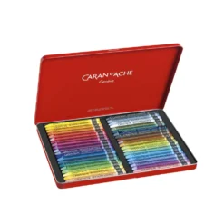 CARAN D'ACHE® NEOCOLOR® IIwasservermalbare Wachspastelle, Metall-Etuis