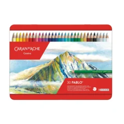 CARAN d'ACHE® PABLO Künstlerfarbstifte in Metalletui