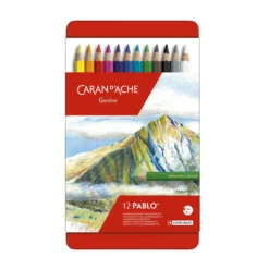 CARAN d'ACHE® PABLO Künstlerfarbstifte in Metalletui