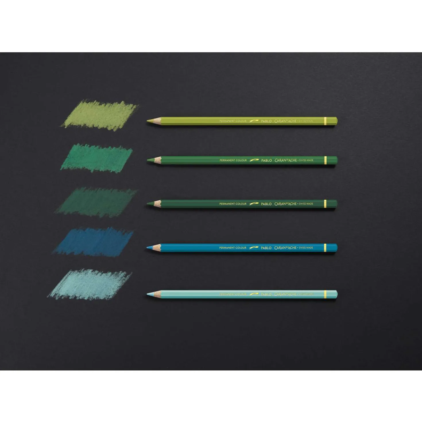 CARAN D'ACHE® PABLO® wasserfeste Künstlerfarbstifte, einzeln