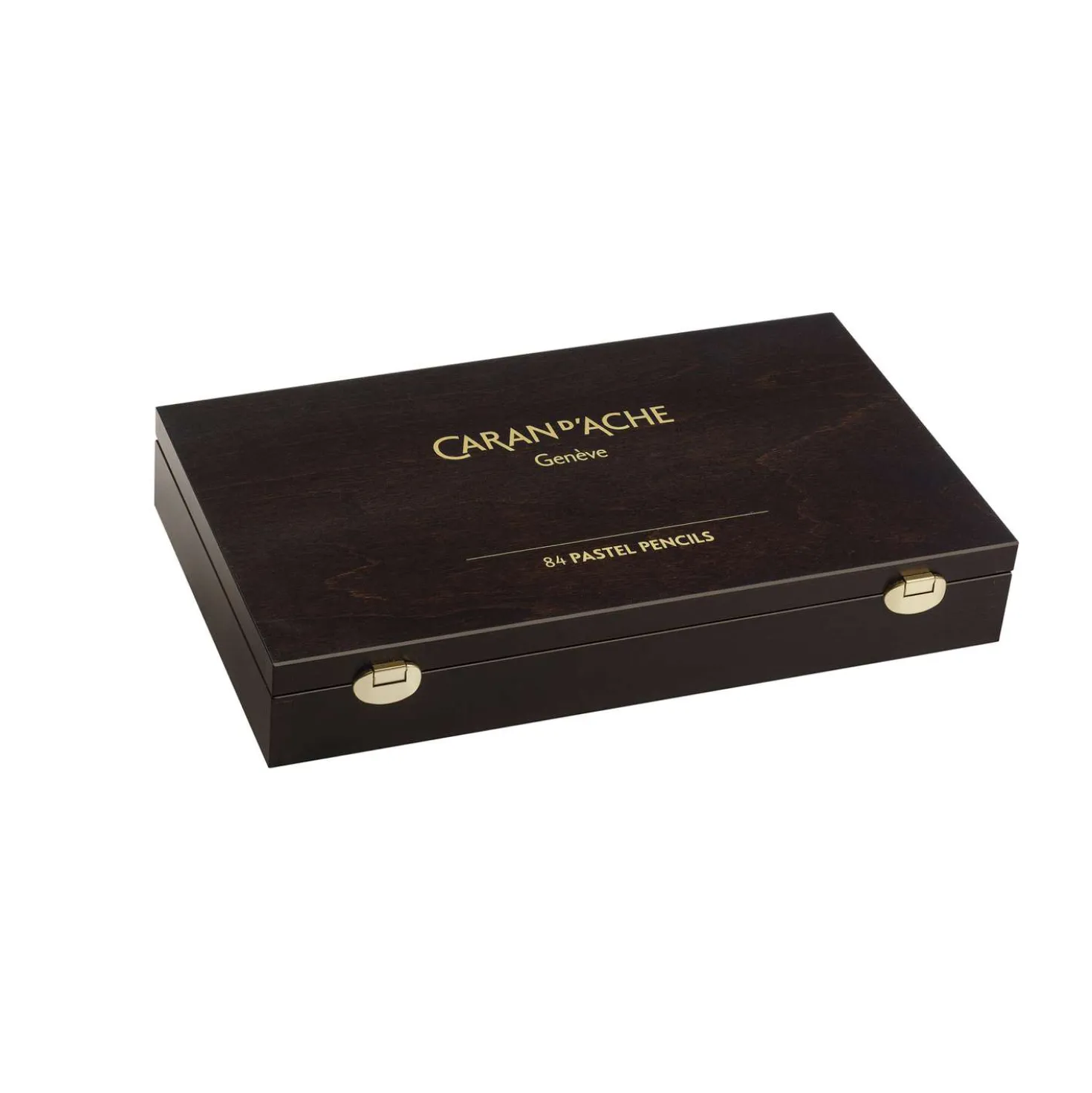 CARAN D'ACHE® Pastel Pencils Pastellstift, Holzkoffer mit 84 Farben