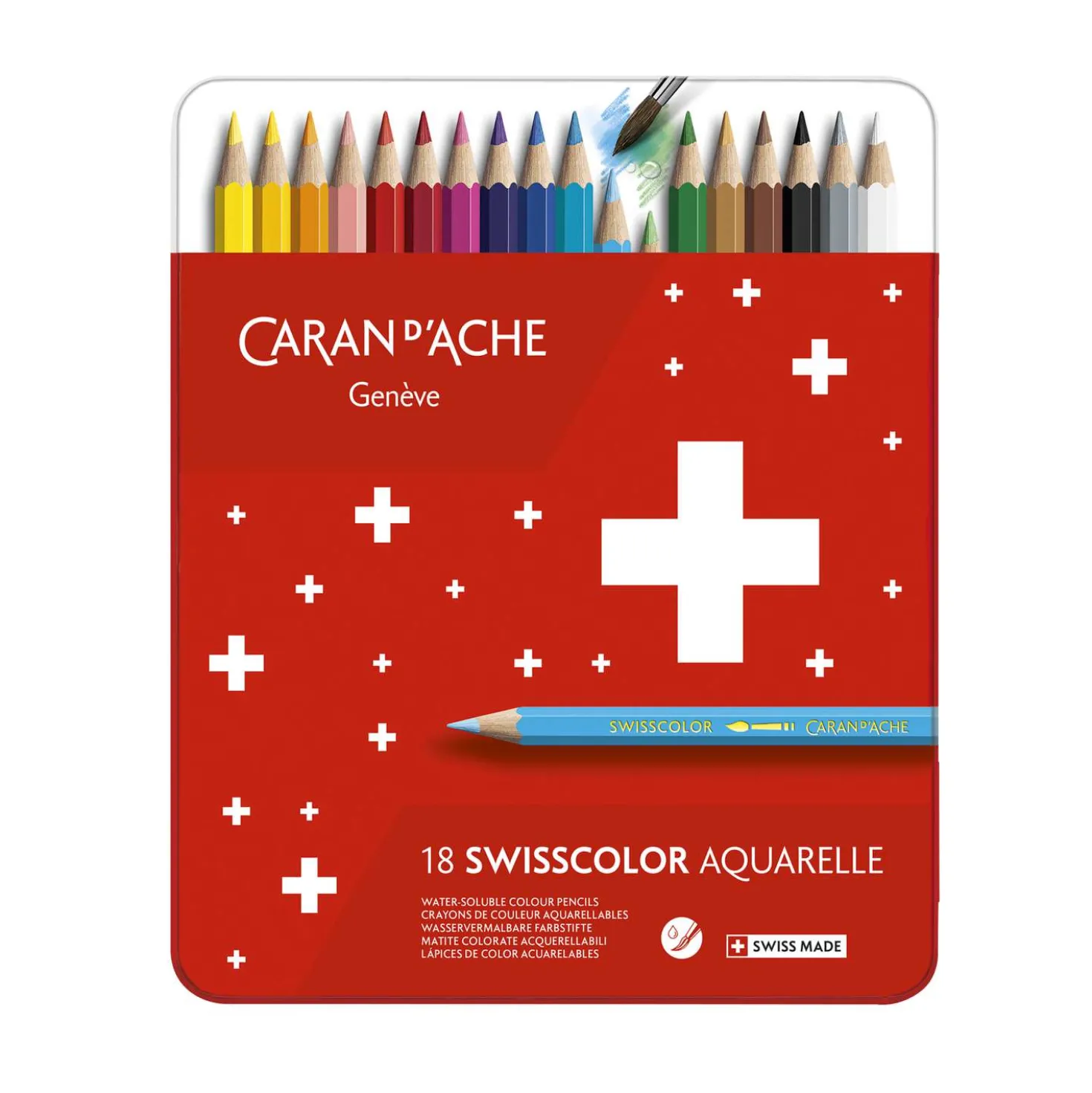 CARAN d'ACHE® Swisscolor Aquarell-Farbstifte