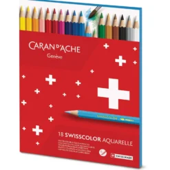 CARAN D'ACHE® Swisscolor wasservermalbare Farbstifte, Karton-Etuis