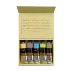 CHARVIN extrafeine Acrylfarben Pocketboxen, 5 x 20 ml-Tuben