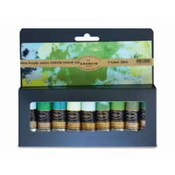 CHARVIN extrafeine Acrylfarbe, 9er-Sets