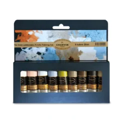 CHARVIN extrafeine Acrylfarbe, 9er-Sets