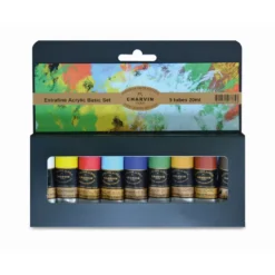 CHARVIN extrafeine Acrylfarbe, 9er-Sets