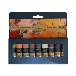 CHARVIN extrafeine Acrylfarbe, 9er-Sets