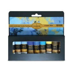 CHARVIN extrafeine Acrylfarbe, 9er-Sets