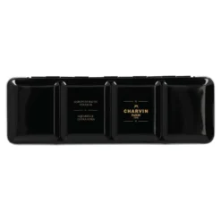 CHARVIN extrafeine Aquarellfarbe, 24 x 1/2 Näpf. und 1 Pinsel, Metallkasten