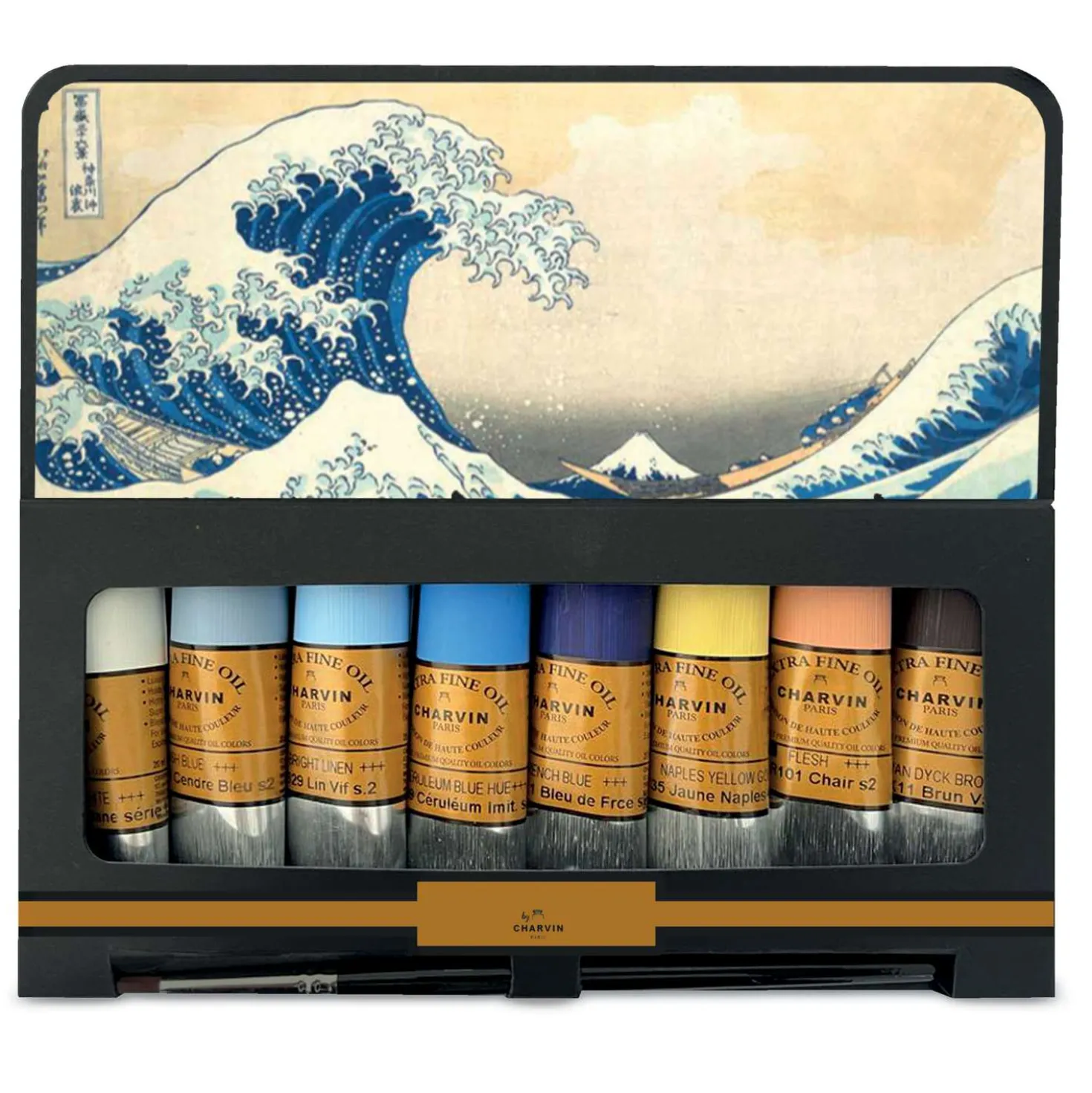 CHARVIN Extrafeine Ölfarbe Künstler-Sets, 9 x 20 ml