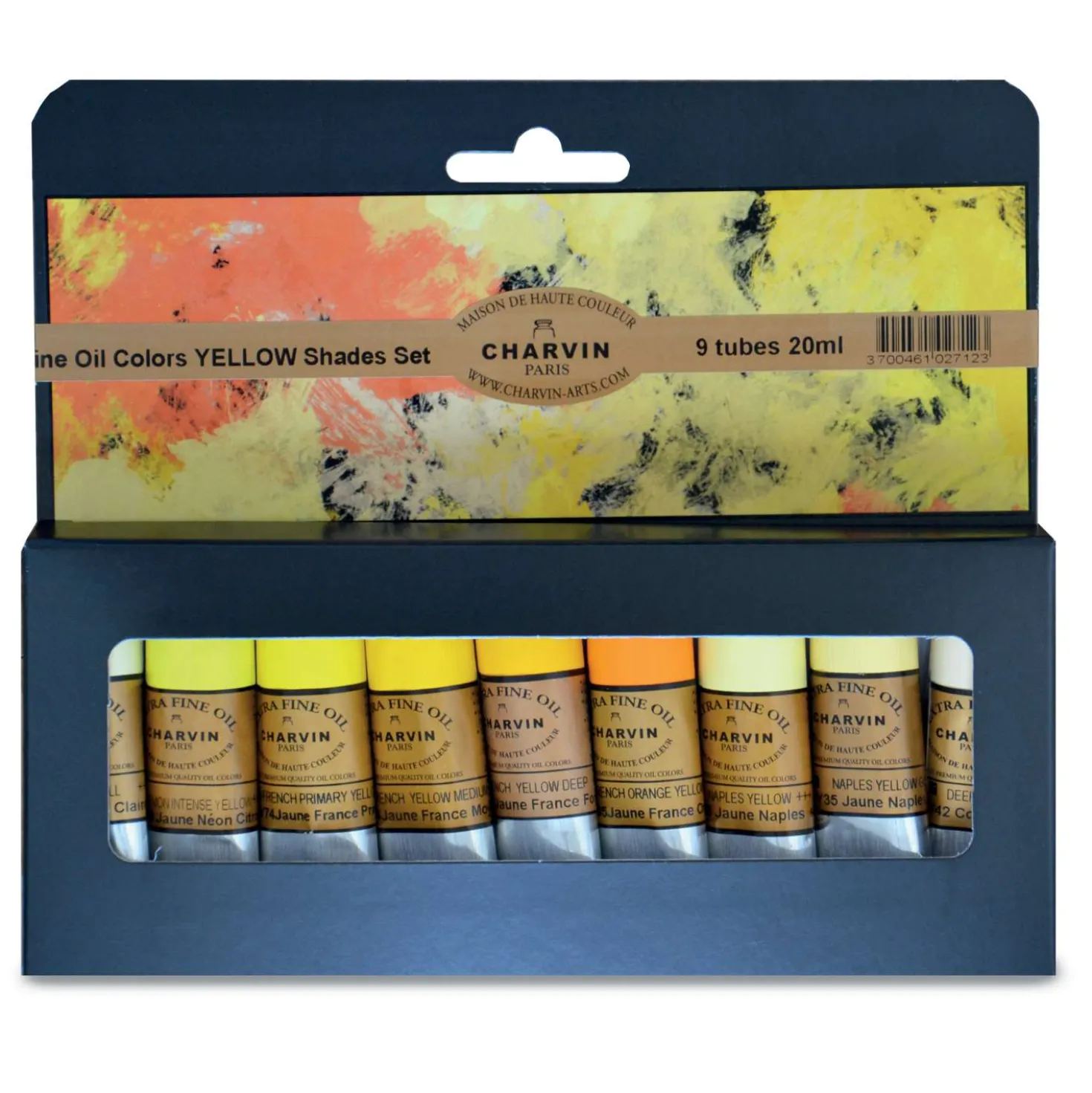 CHARVIN Extrafeine Ölfarben Thematic Sets, 9 × 20 ml