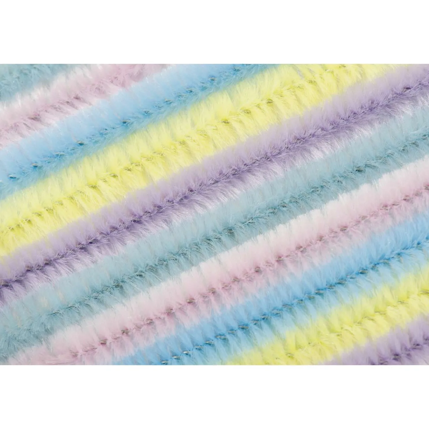 Chenilledraht "Pastell", 10 Stück