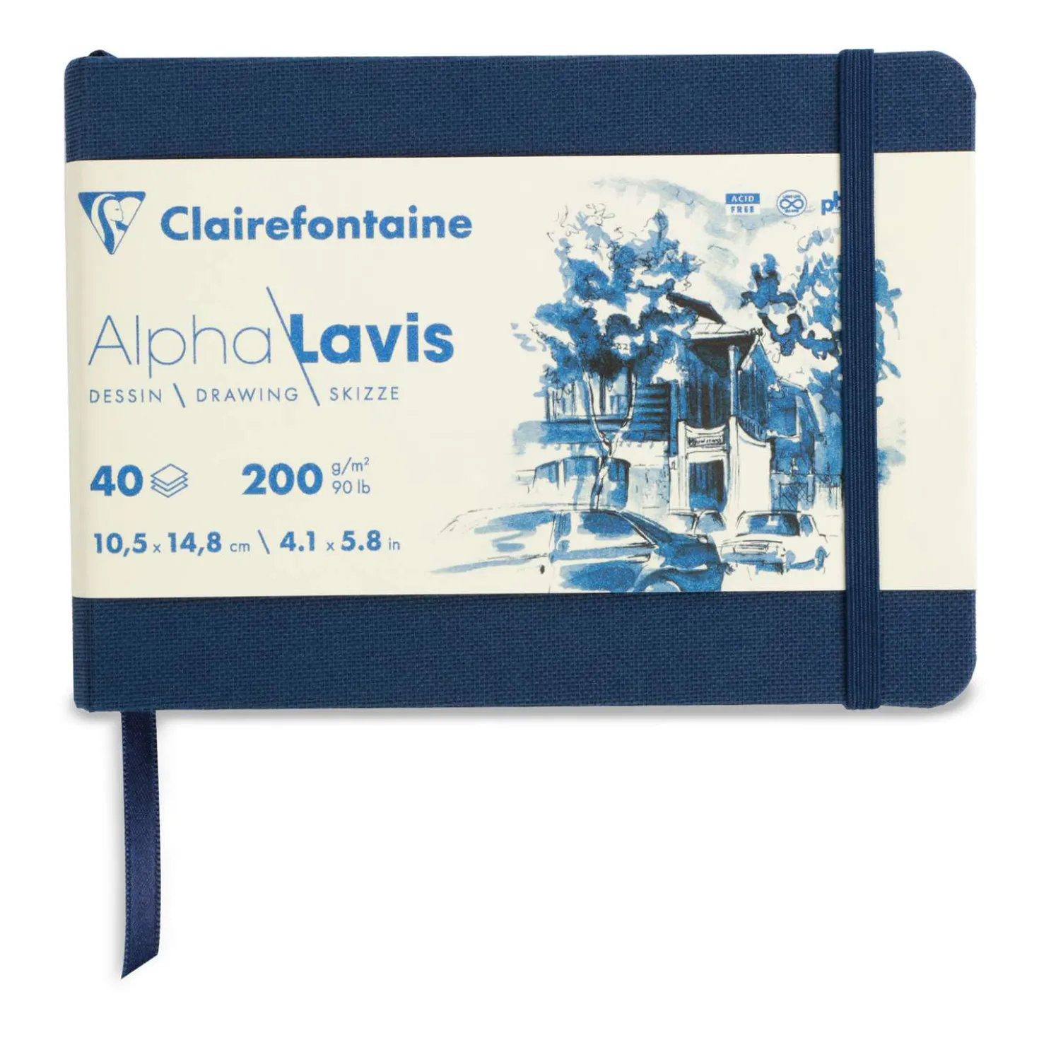 Clairefontaine Alpha Lavis Skizzenbuch