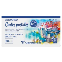 Clairefontaine AQUAPAD® Cartes postales, Postkarten-Block