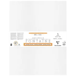 Clairefontaine Aquarellpapier FONTAINE Extra White, satiniert