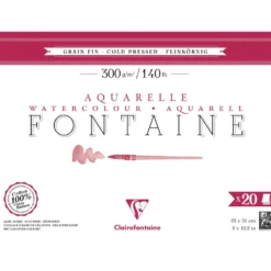 Clairefontaine Aquarellpapier FONTAINE Feinkorn