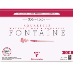 Clairefontaine Aquarellpapier FONTAINE Feinkorn
