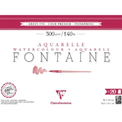 Clairefontaine Aquarellpapier FONTAINE Feinkorn