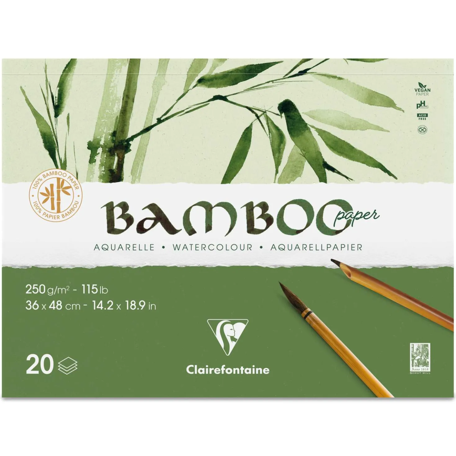 Clairefontaine BAMBOO Aquarellpapier