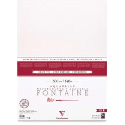 Clairefontaine Bütten-Aquarellpapier FONTAINE, Bogenware