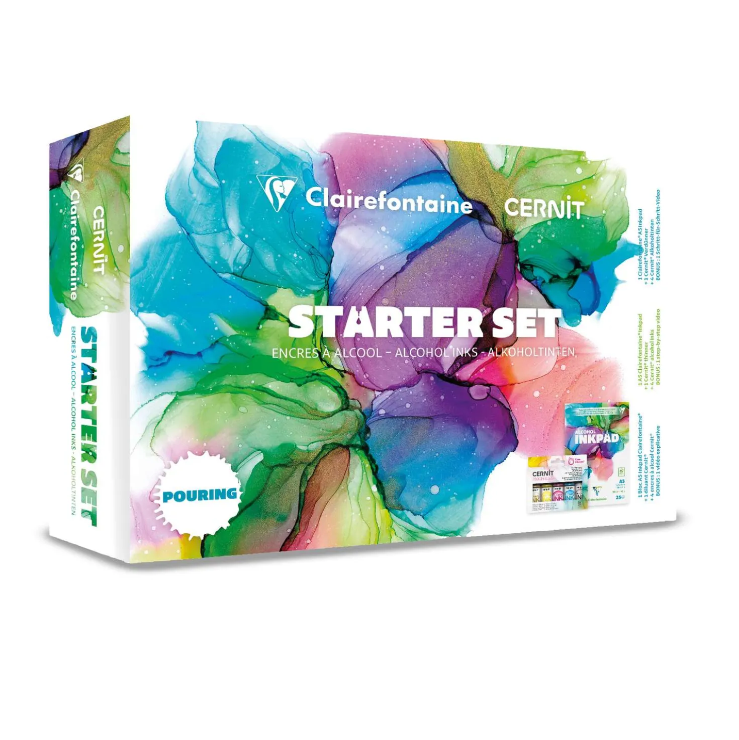 Clairefontaine CERNIT® ALCOHOL INKS Starter set