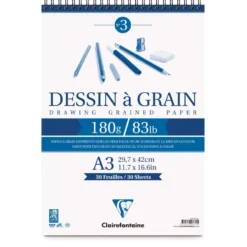 Clairefontaine "Dessin à Grain" Spiralblock