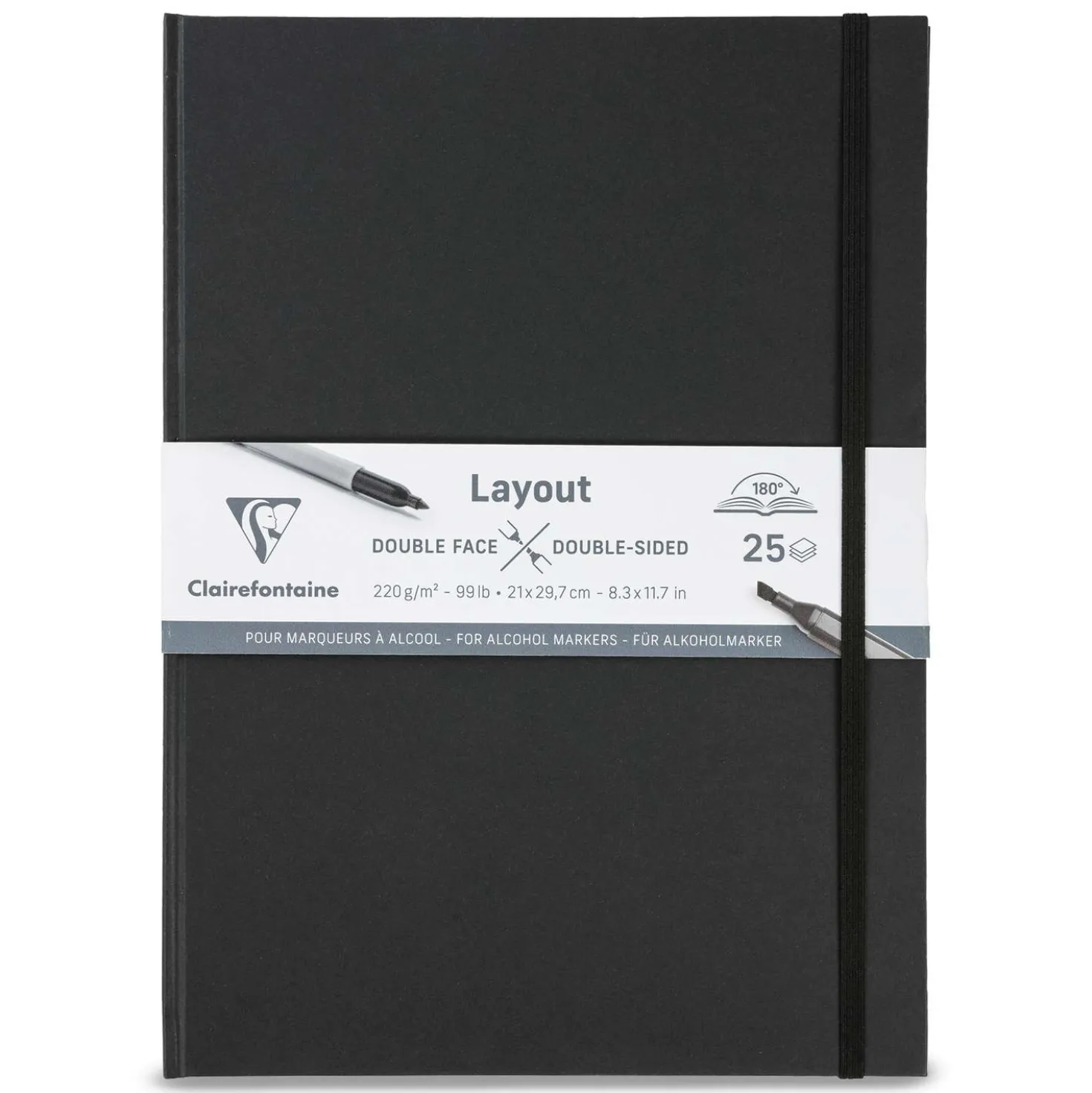 Clairefontaine Doppelseitiges Layout-Skizzenbuch