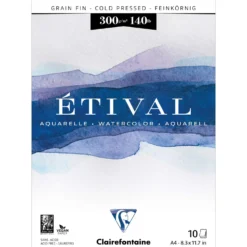 Clairefontaine ETIVAL Aquarellblock 300 g, feinkörnig