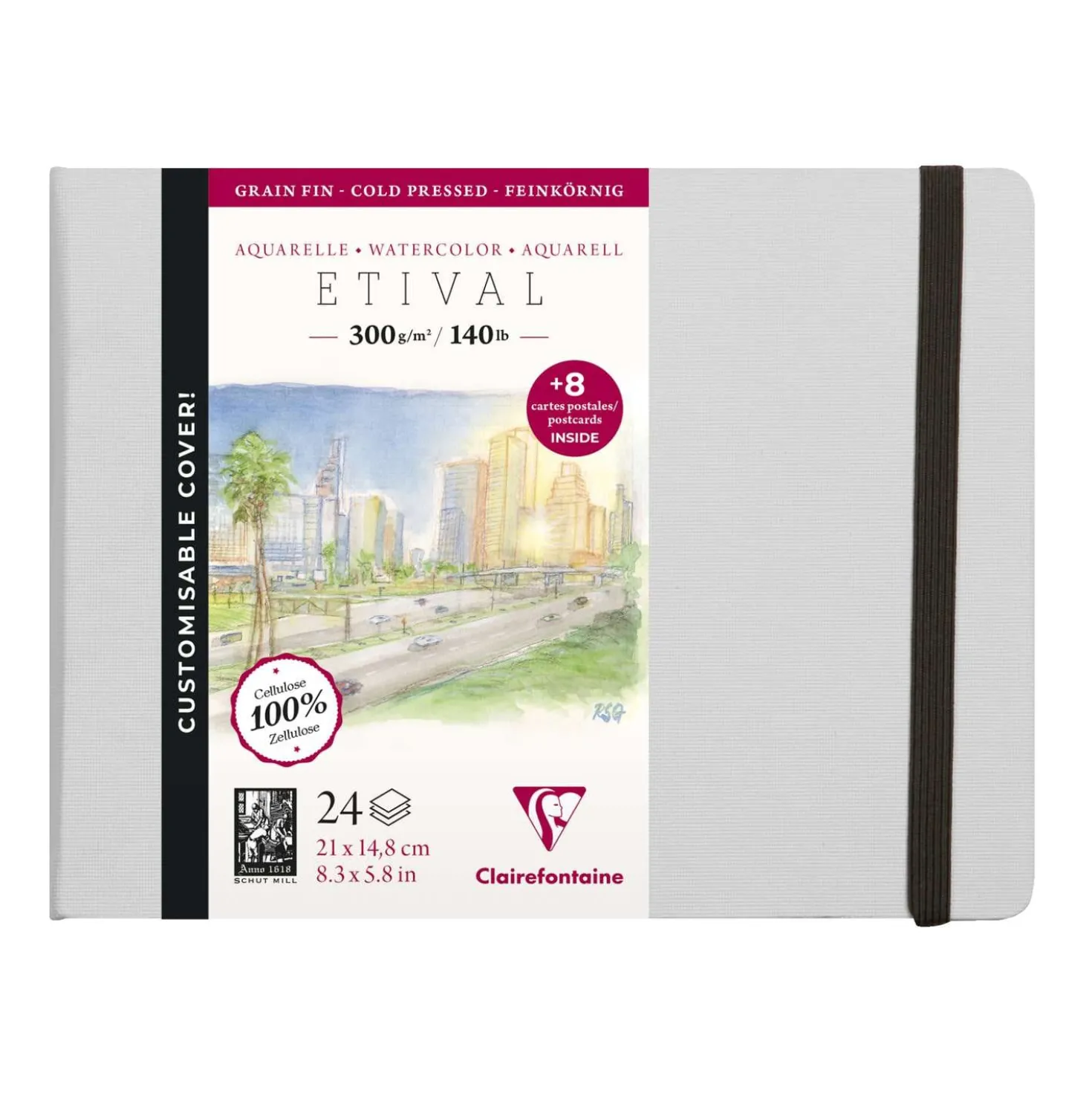 Clairefontaine Etival Aquarellbuch