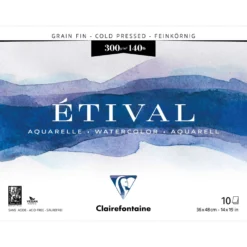 Clairefontaine ETIVAL Aquarellblock, Feinkorn