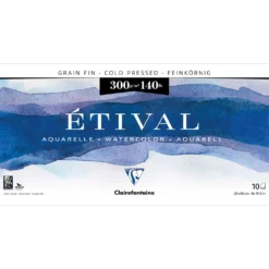 Clairefontaine ETIVAL Aquarellblock, Feinkorn