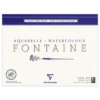Clairefontaine FONTAINE Aquarellblock halbsatiniert