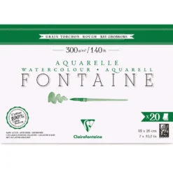 Clairefontaine FONTAINE Aquarellpapier Grobkorn