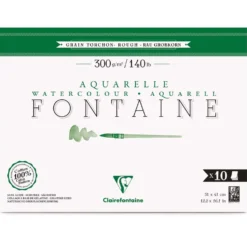 Clairefontaine FONTAINE Aquarellpapier Grobkorn