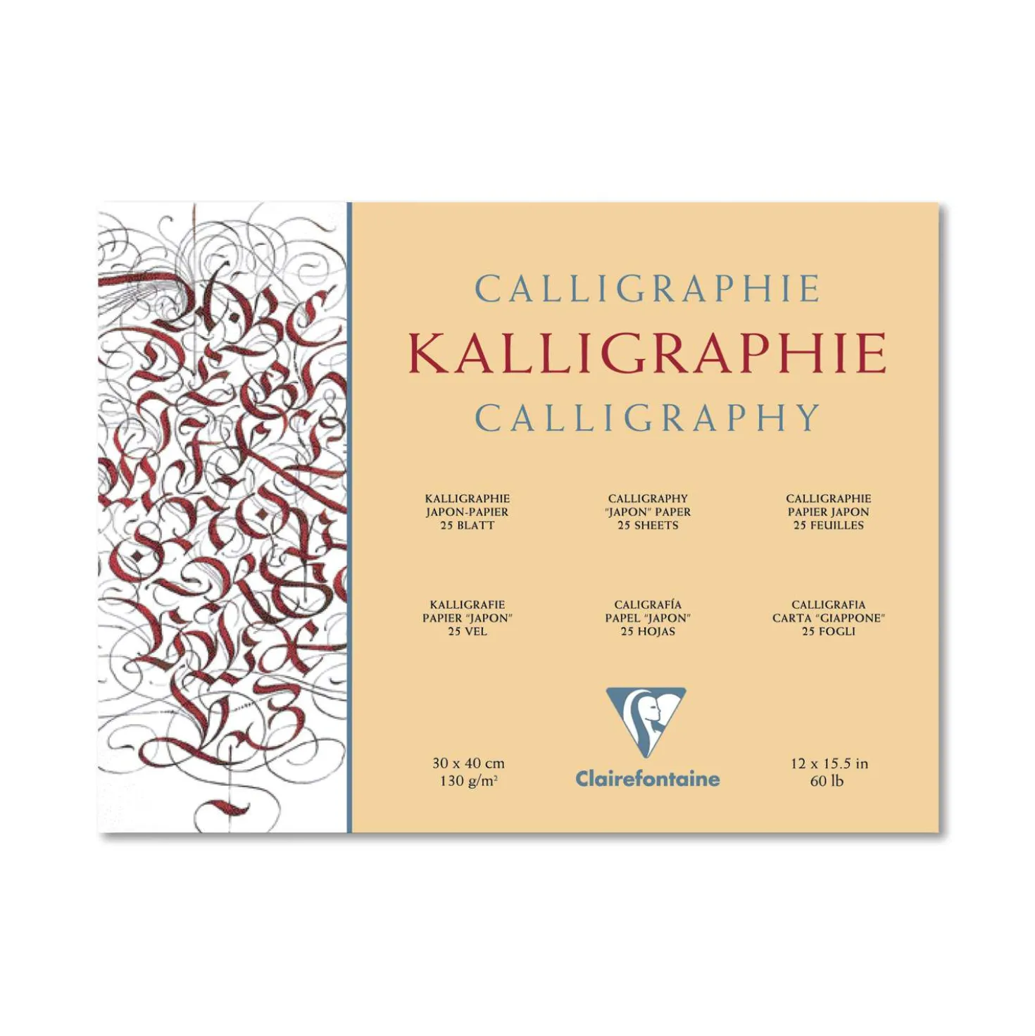 Clairefontaine Kalligrafieblock aus Japan-Papier