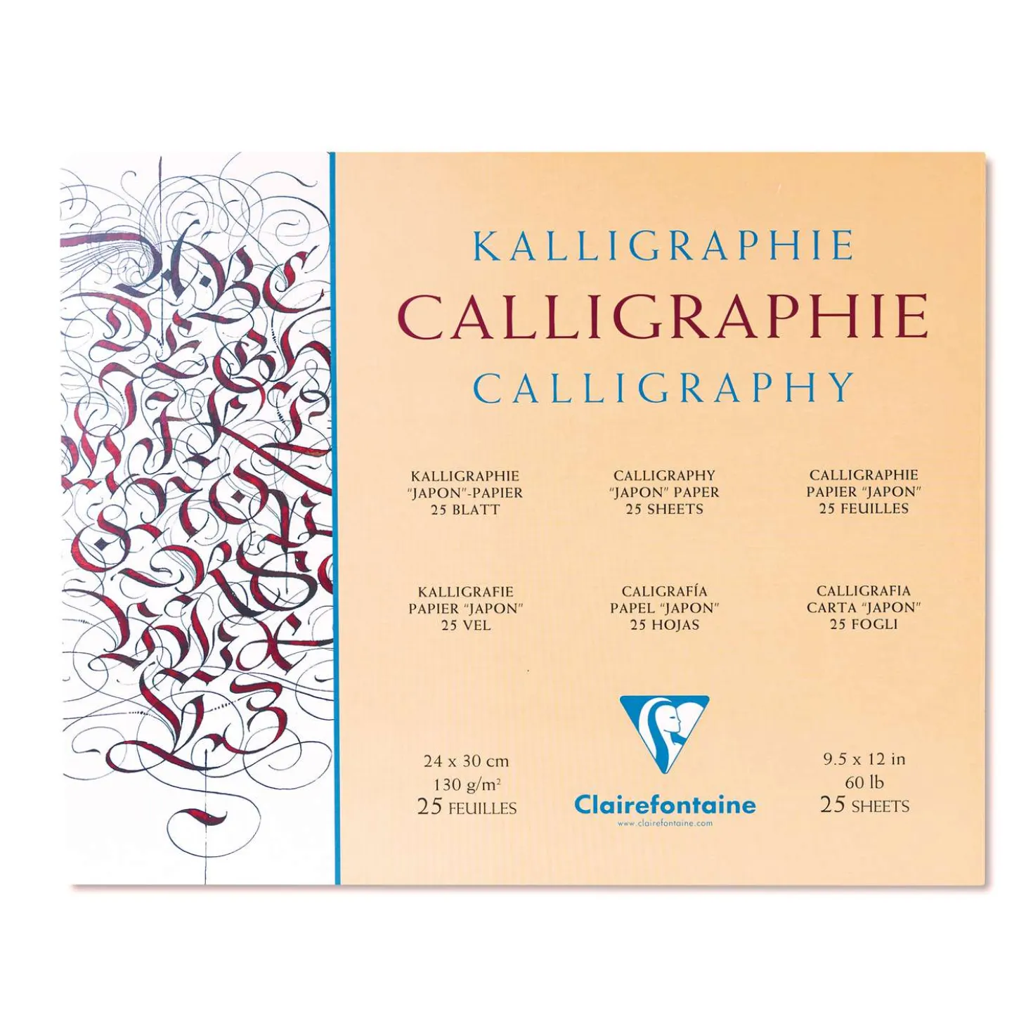 Clairefontaine Kalligrafieblock aus Japan-Papier