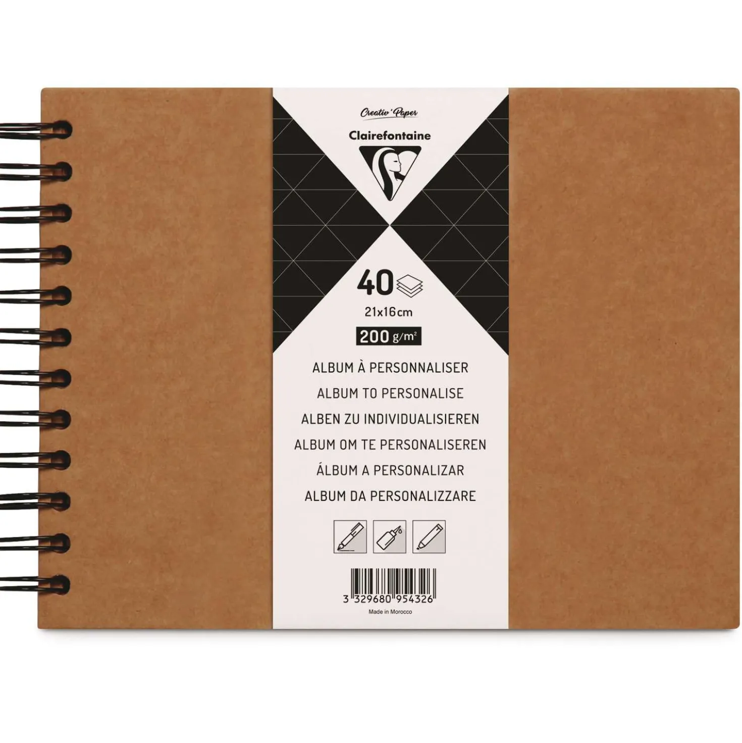 Clairefontaine Kraftpapier Skizzenbuch
